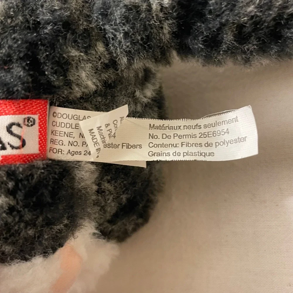 Douglas Plush Kitten Stuffed‎ Animal Gray White Kitten Toy Kids Cat